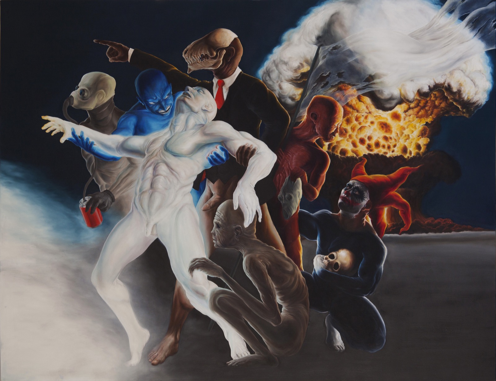 Ballad of The War That Never Was, 2011, Oil and acrylic on canvas, 152 x 198 cm